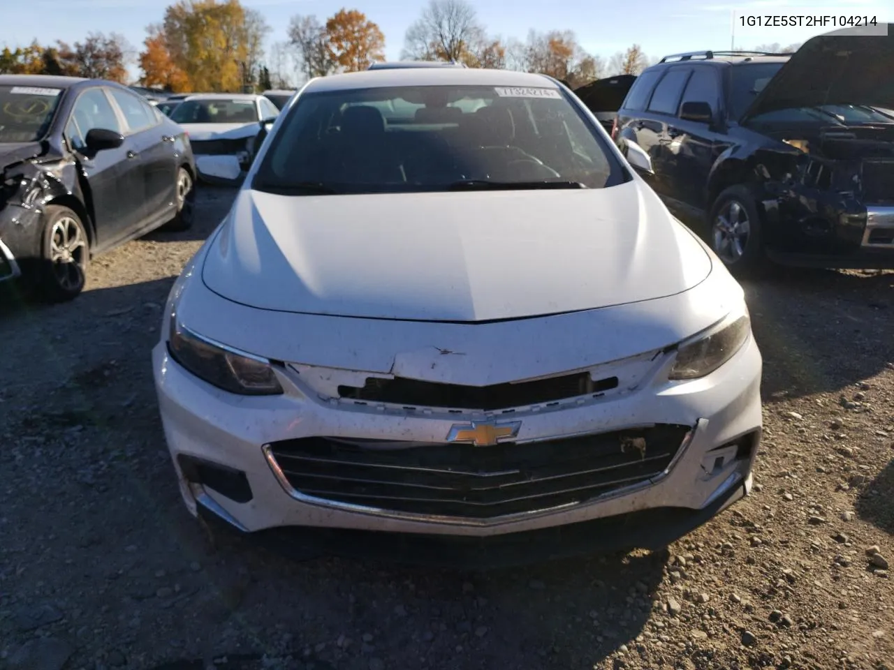 2017 Chevrolet Malibu Lt VIN: 1G1ZE5ST2HF104214 Lot: 77324274