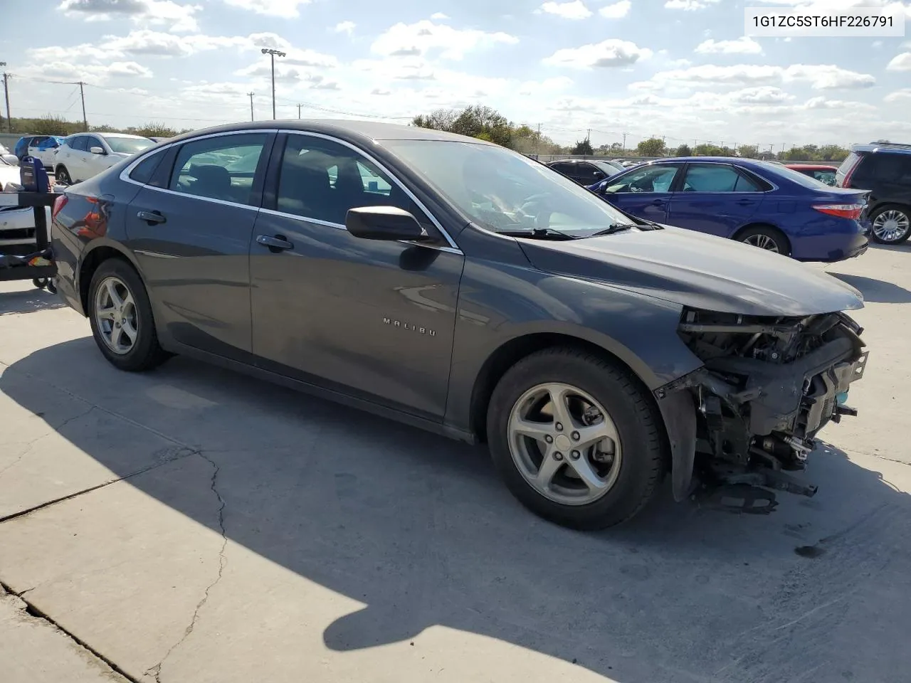 2017 Chevrolet Malibu Ls VIN: 1G1ZC5ST6HF226791 Lot: 77370564