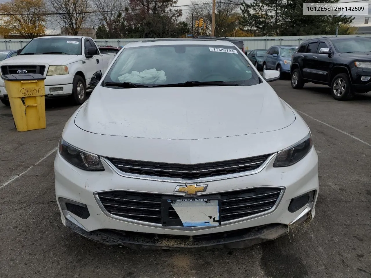 2017 Chevrolet Malibu Lt VIN: 1G1ZE5ST2HF142509 Lot: 77383794