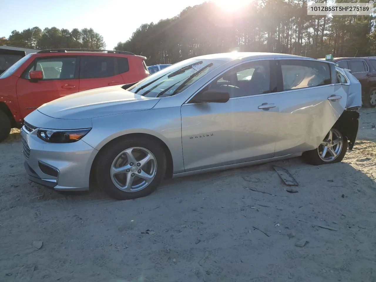 2017 Chevrolet Malibu Ls VIN: 1G1ZB5ST5HF275189 Lot: 77451464