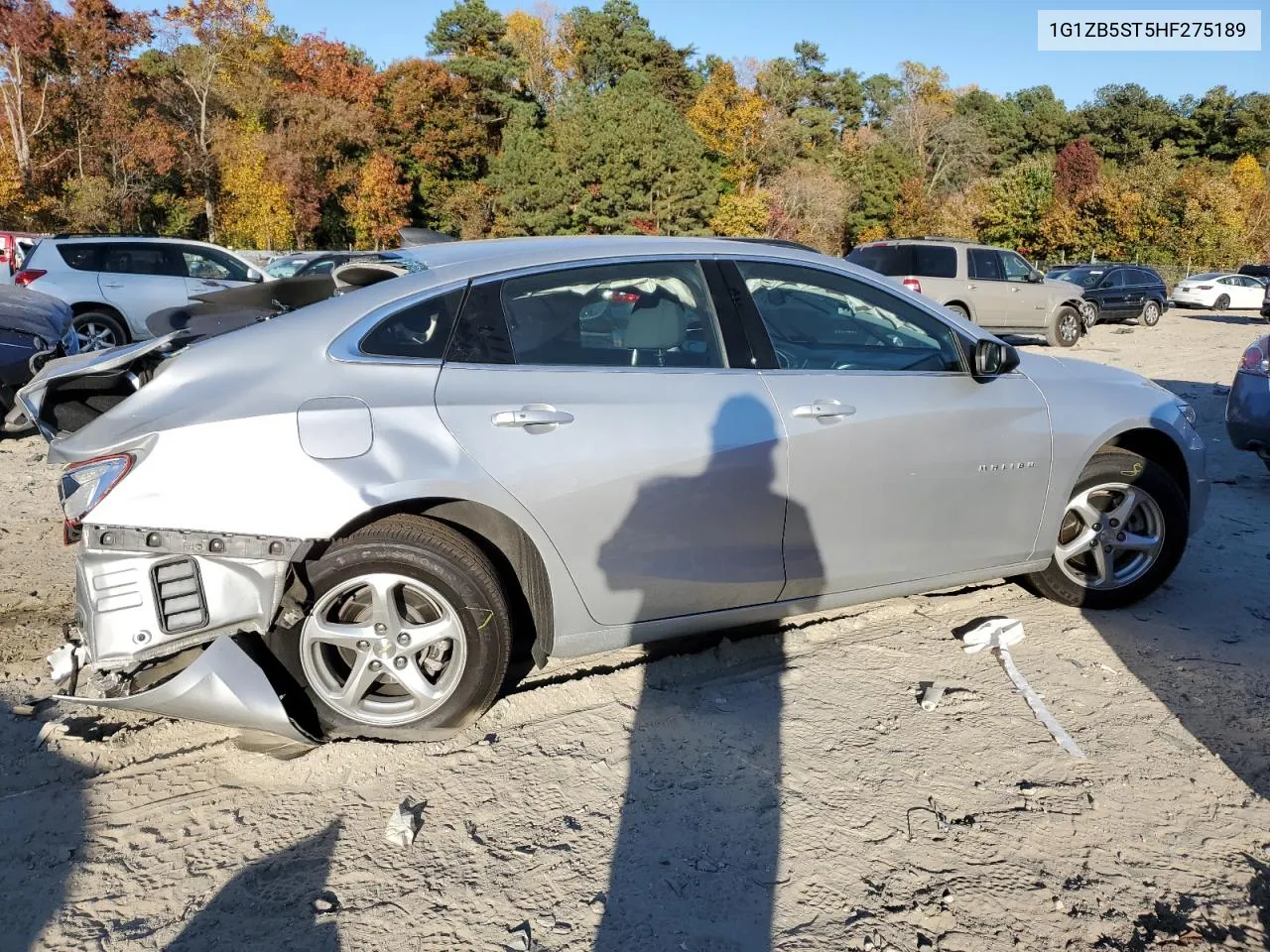 2017 Chevrolet Malibu Ls VIN: 1G1ZB5ST5HF275189 Lot: 77451464