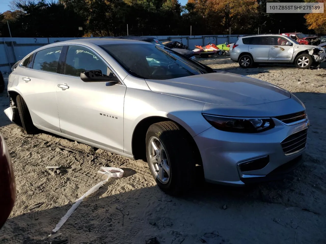 2017 Chevrolet Malibu Ls VIN: 1G1ZB5ST5HF275189 Lot: 77451464