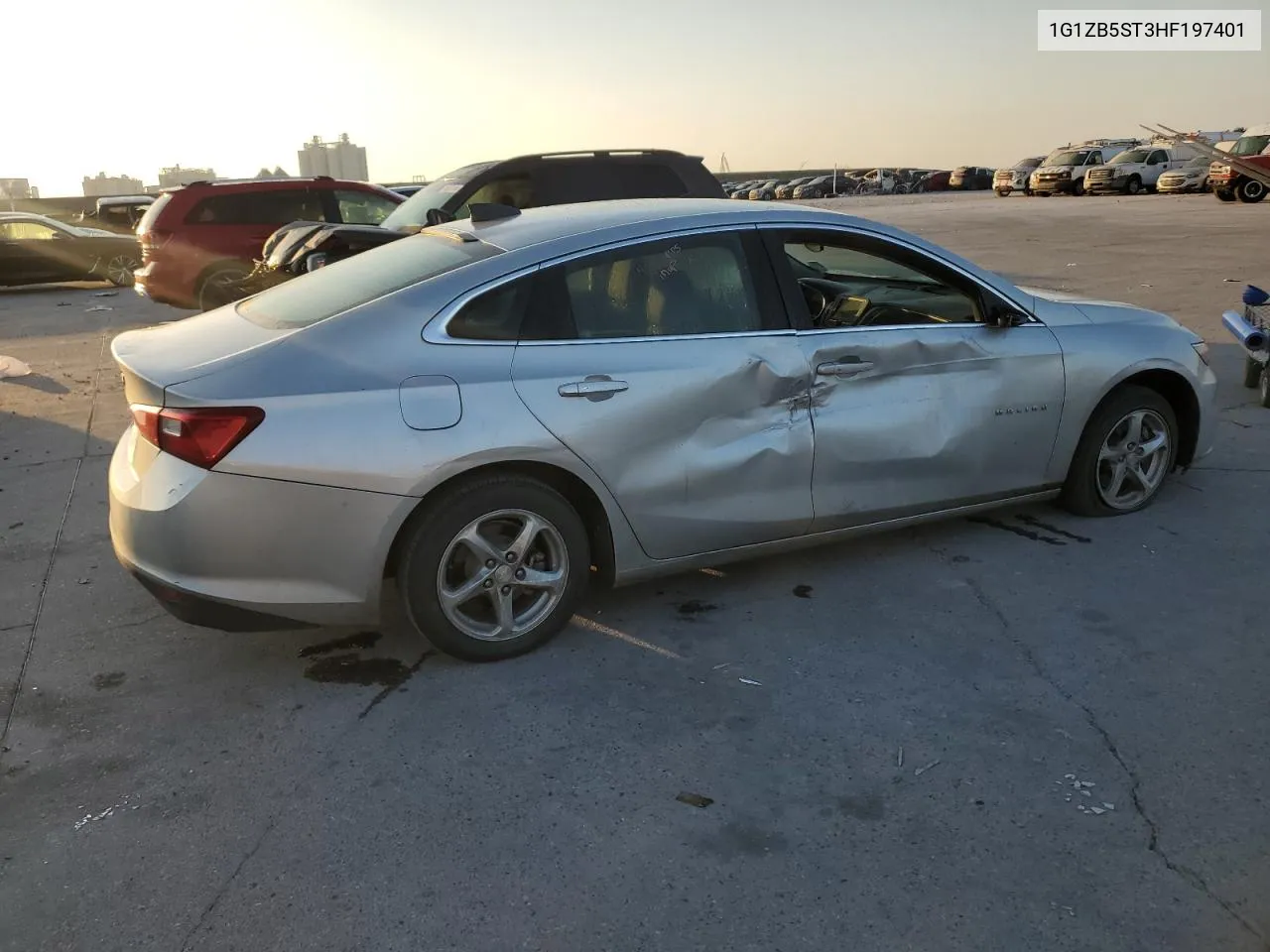 2017 Chevrolet Malibu Ls VIN: 1G1ZB5ST3HF197401 Lot: 77453674