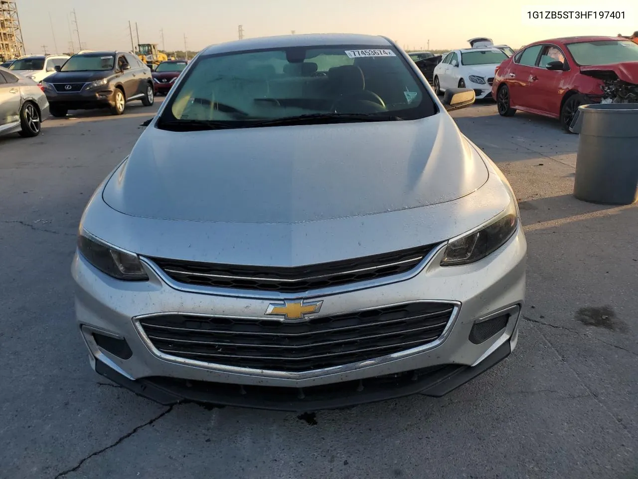 2017 Chevrolet Malibu Ls VIN: 1G1ZB5ST3HF197401 Lot: 77453674