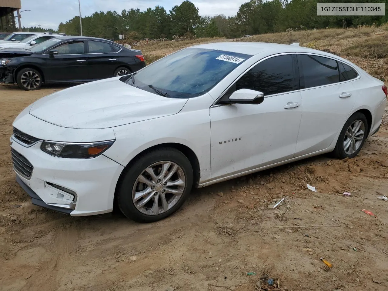 2017 Chevrolet Malibu Lt VIN: 1G1ZE5ST3HF110345 Lot: 77546514