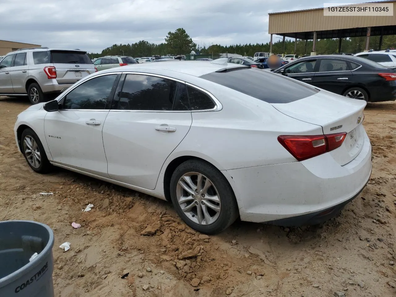 2017 Chevrolet Malibu Lt VIN: 1G1ZE5ST3HF110345 Lot: 77546514