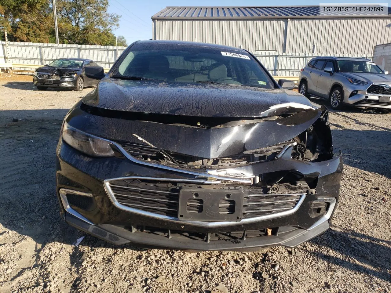 2017 Chevrolet Malibu Ls VIN: 1G1ZB5ST6HF247899 Lot: 77548864