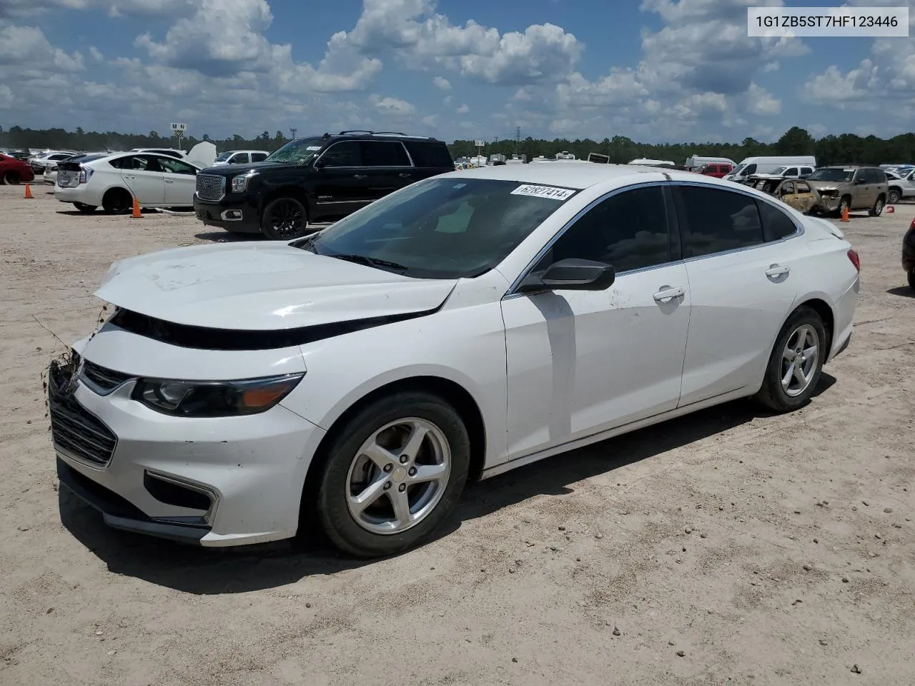 2017 Chevrolet Malibu Ls VIN: 1G1ZB5ST7HF123446 Lot: 77586614