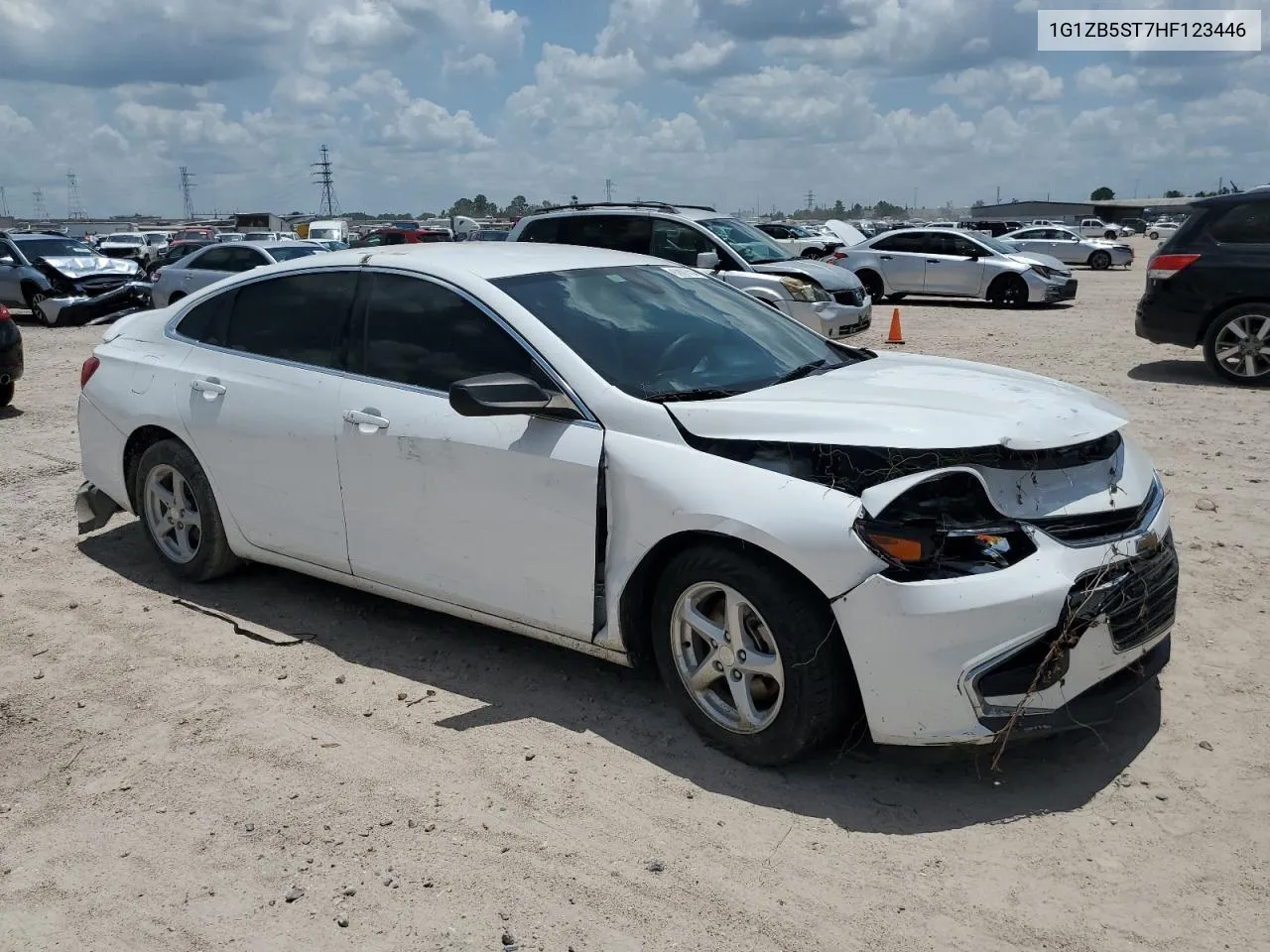 2017 Chevrolet Malibu Ls VIN: 1G1ZB5ST7HF123446 Lot: 77586614