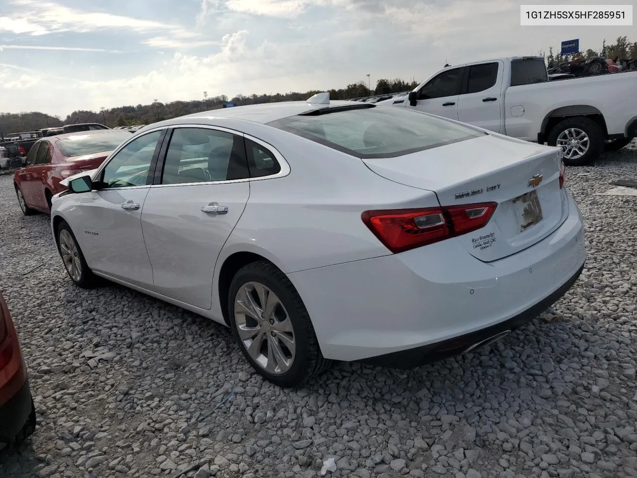 2017 Chevrolet Malibu Premier VIN: 1G1ZH5SX5HF285951 Lot: 77600924