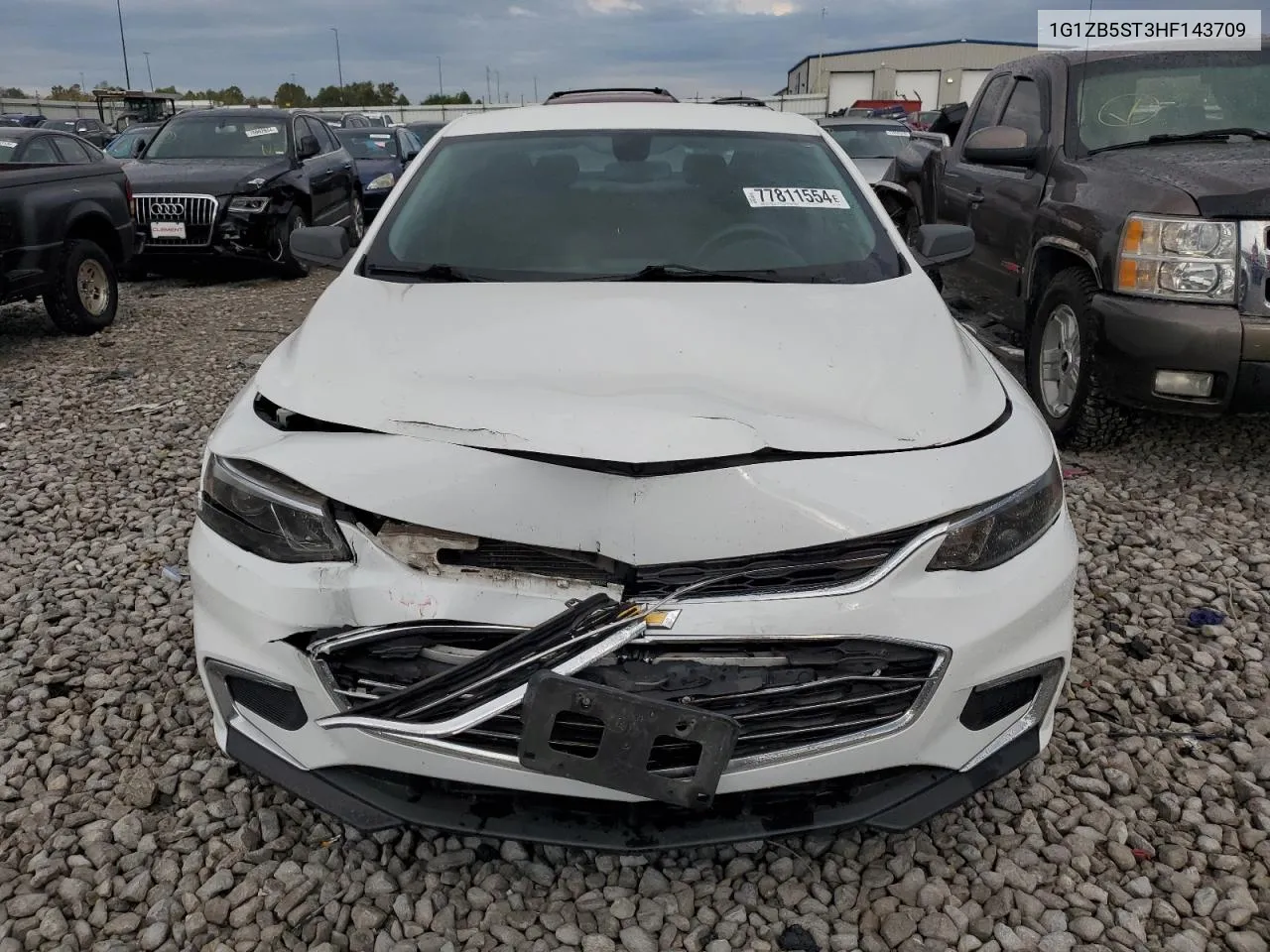 2017 Chevrolet Malibu Ls VIN: 1G1ZB5ST3HF143709 Lot: 77811554