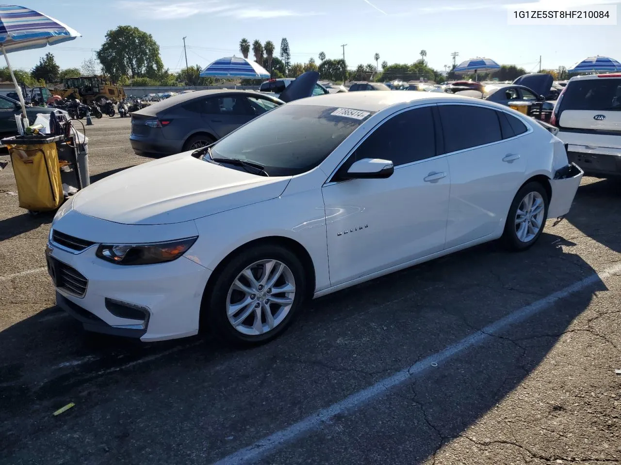 2017 Chevrolet Malibu Lt VIN: 1G1ZE5ST8HF210084 Lot: 77865414