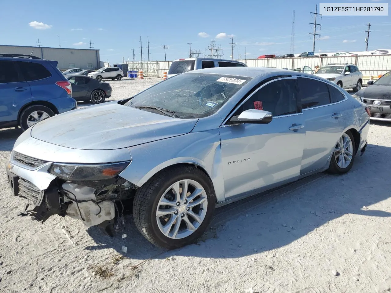 2017 Chevrolet Malibu Lt VIN: 1G1ZE5ST1HF281790 Lot: 77905094