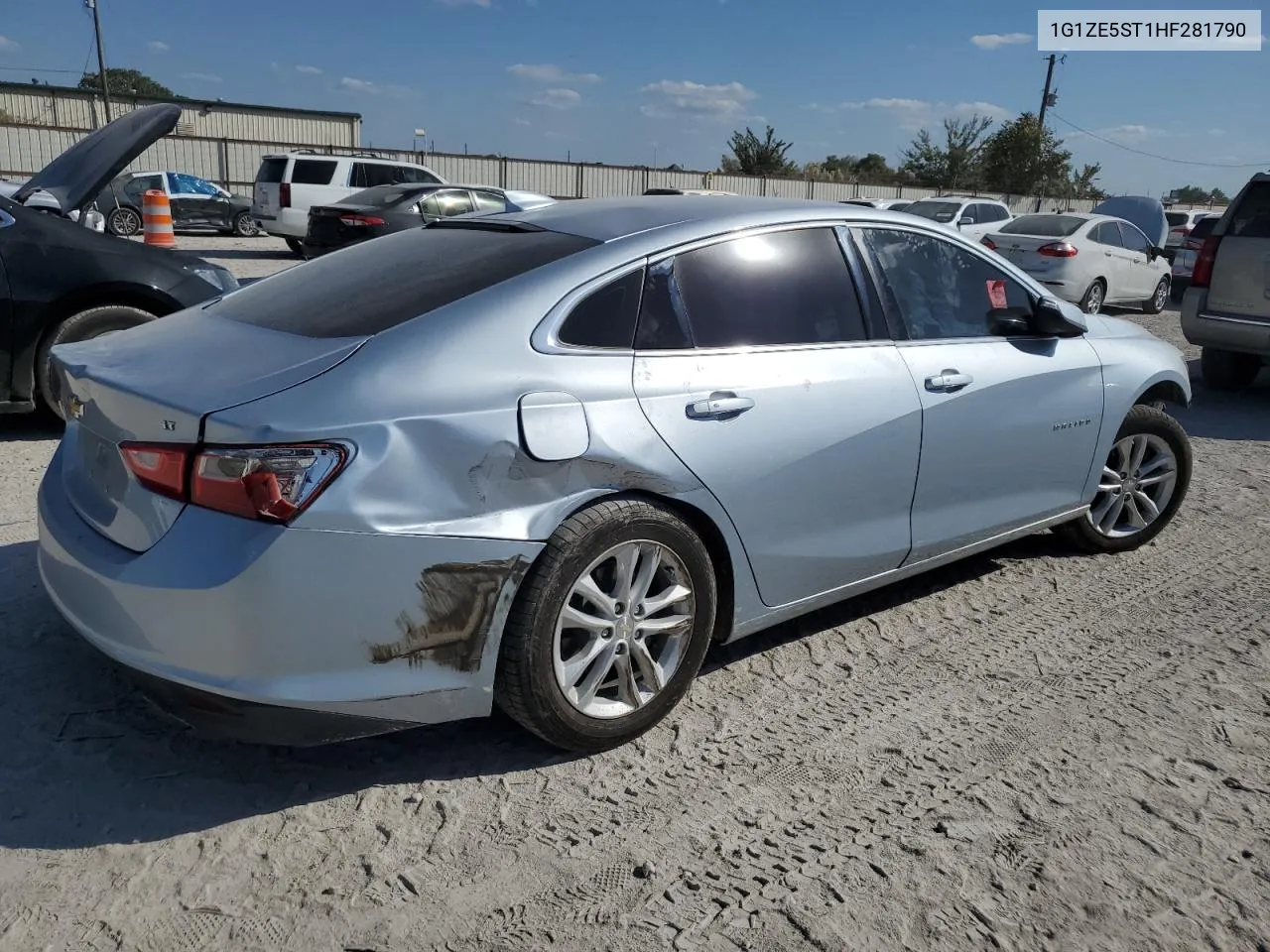 2017 Chevrolet Malibu Lt VIN: 1G1ZE5ST1HF281790 Lot: 77905094