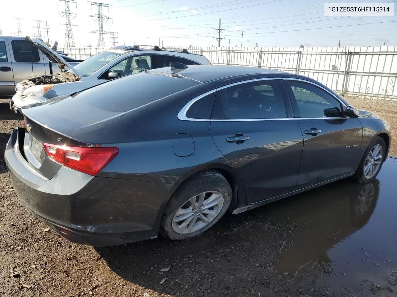 2017 Chevrolet Malibu Lt VIN: 1G1ZE5ST6HF115314 Lot: 77936144