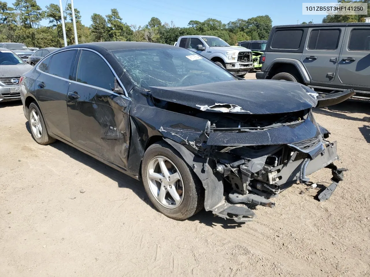 2017 Chevrolet Malibu Ls VIN: 1G1ZB5ST3HF141250 Lot: 78119754