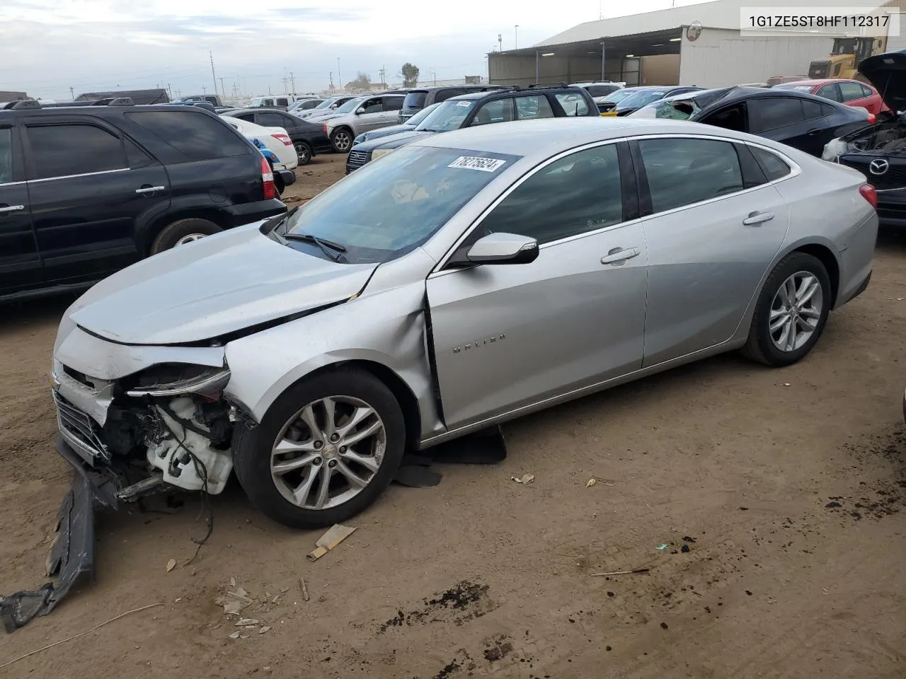 2017 Chevrolet Malibu Lt VIN: 1G1ZE5ST8HF112317 Lot: 78275624