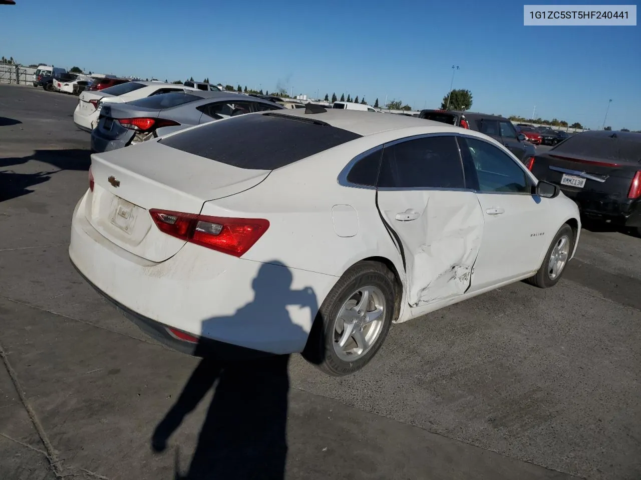 2017 Chevrolet Malibu Ls VIN: 1G1ZC5ST5HF240441 Lot: 78280684