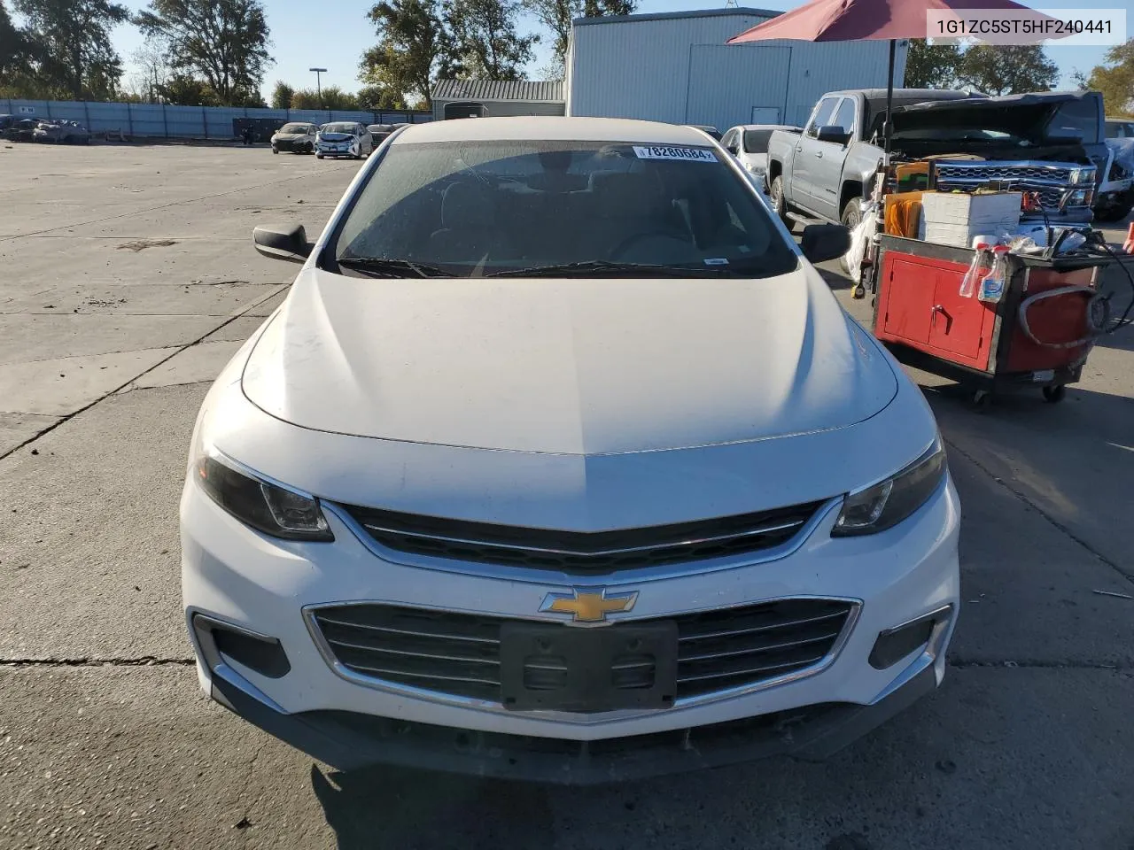 2017 Chevrolet Malibu Ls VIN: 1G1ZC5ST5HF240441 Lot: 78280684