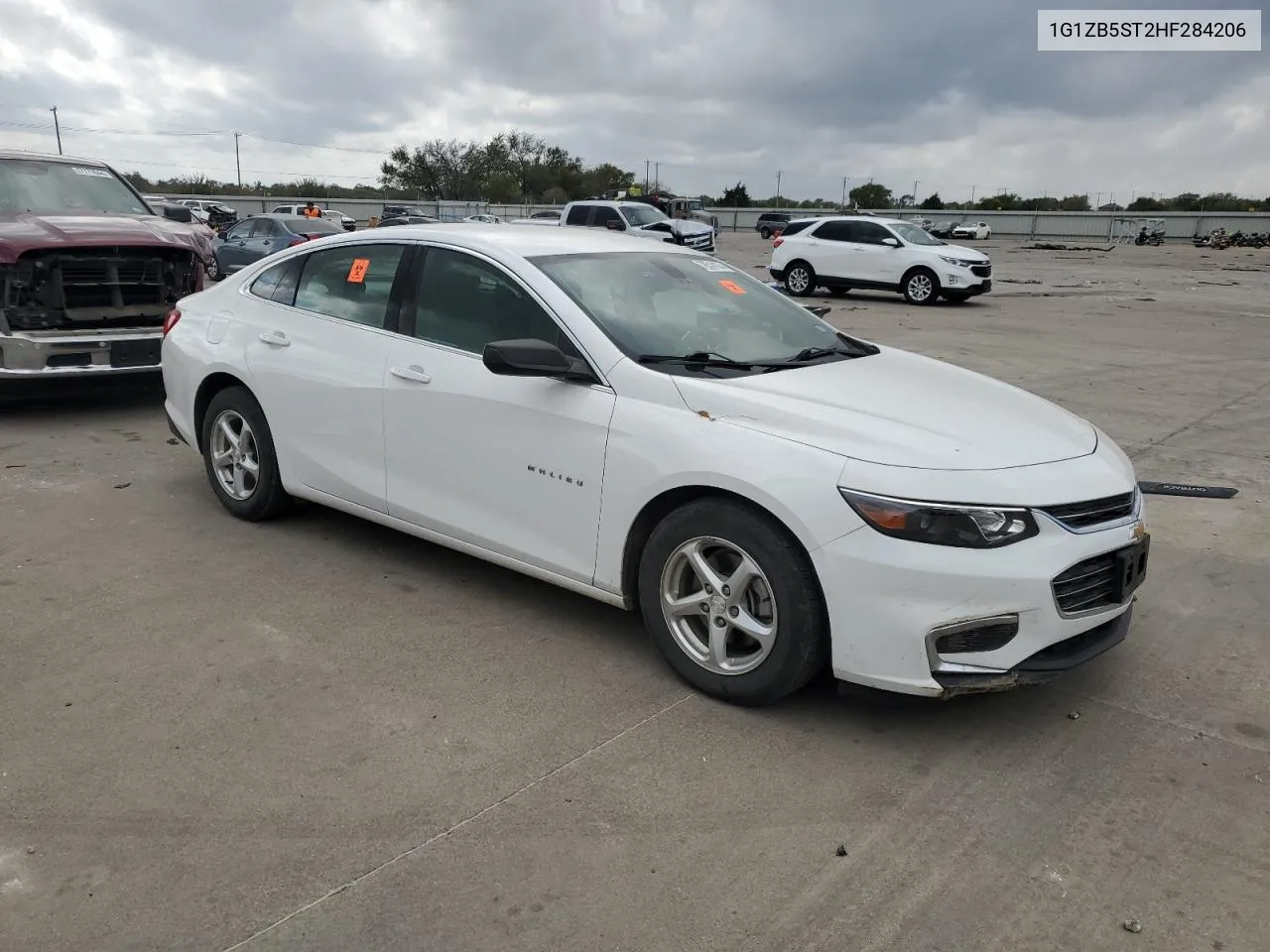 2017 Chevrolet Malibu Ls VIN: 1G1ZB5ST2HF284206 Lot: 78514124