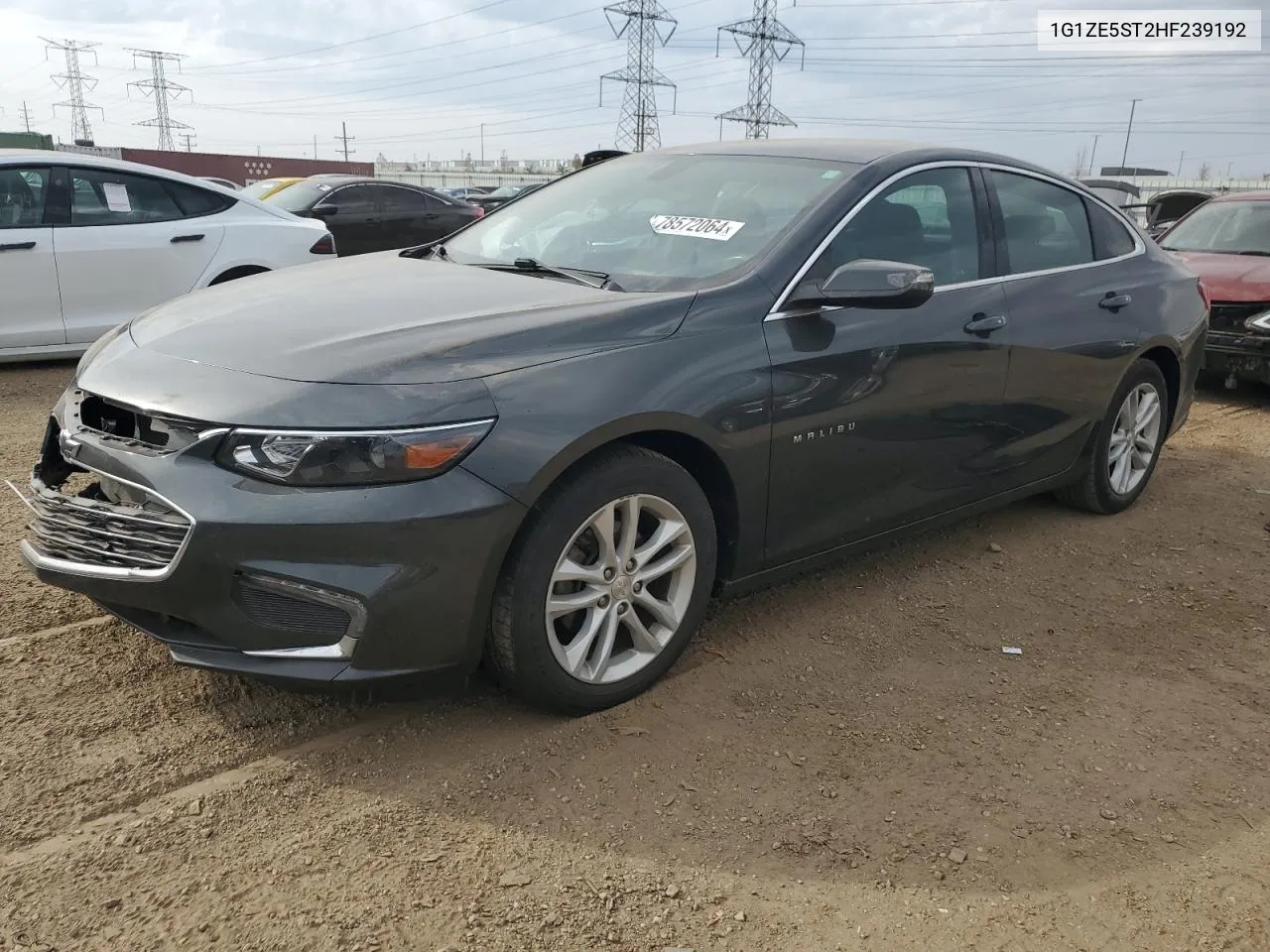 2017 Chevrolet Malibu Lt VIN: 1G1ZE5ST2HF239192 Lot: 78572064