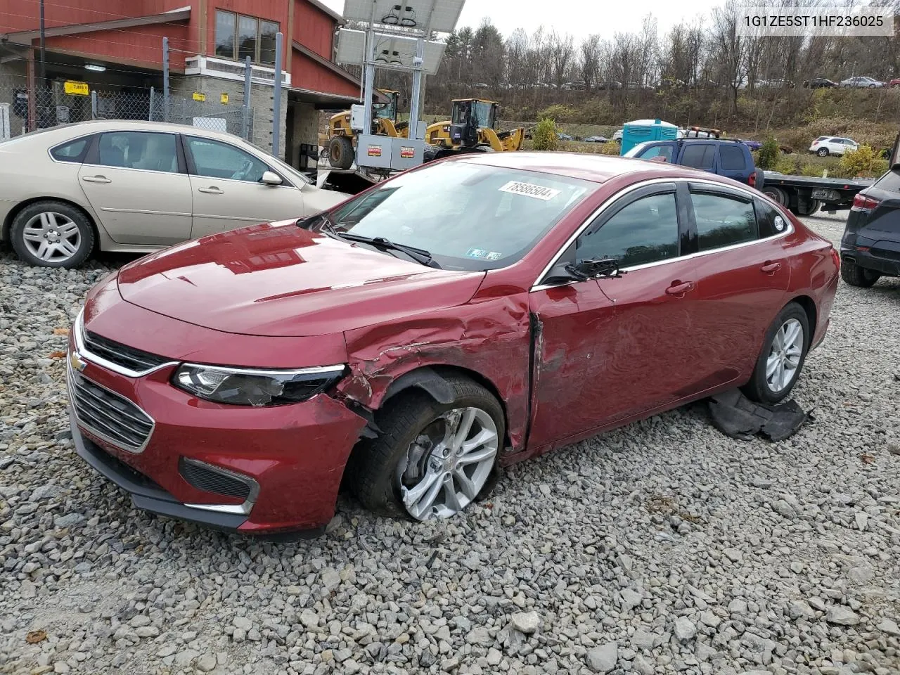 2017 Chevrolet Malibu Lt VIN: 1G1ZE5ST1HF236025 Lot: 78586504