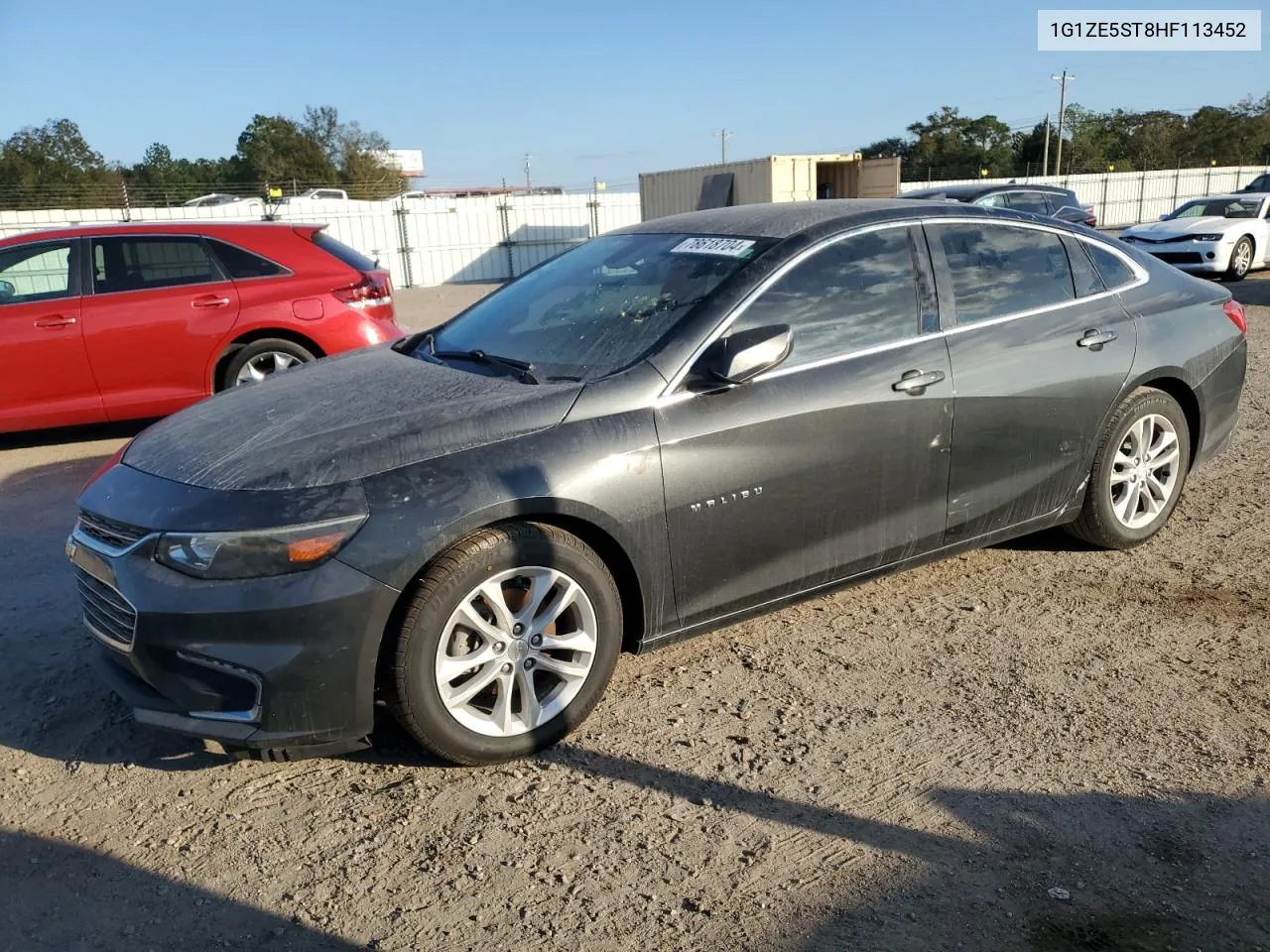 2017 Chevrolet Malibu Lt VIN: 1G1ZE5ST8HF113452 Lot: 78618704