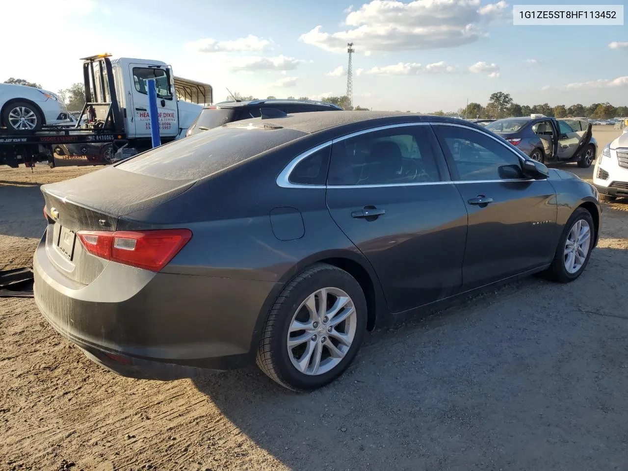 2017 Chevrolet Malibu Lt VIN: 1G1ZE5ST8HF113452 Lot: 78618704