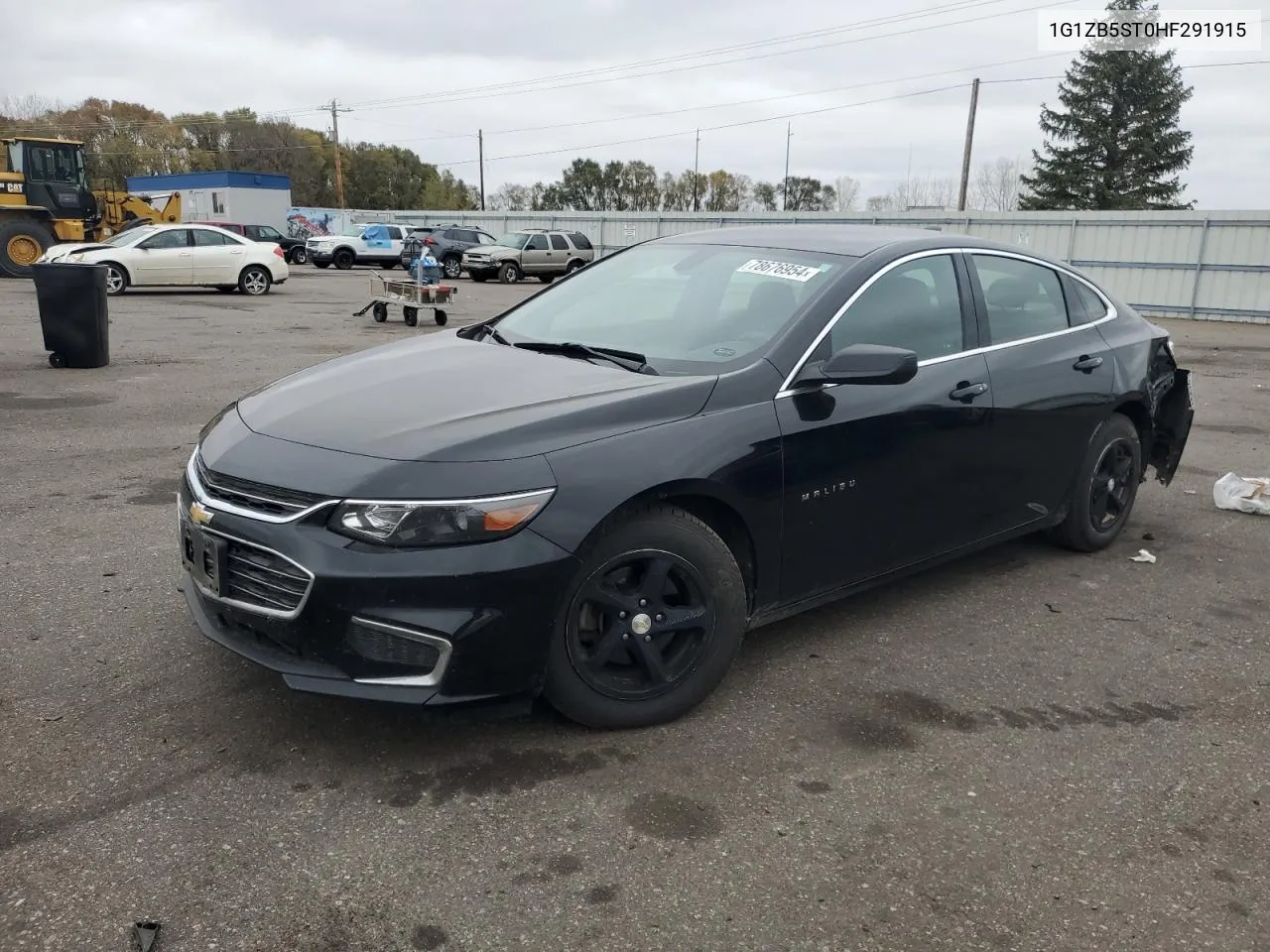 1G1ZB5ST0HF291915 2017 Chevrolet Malibu Ls