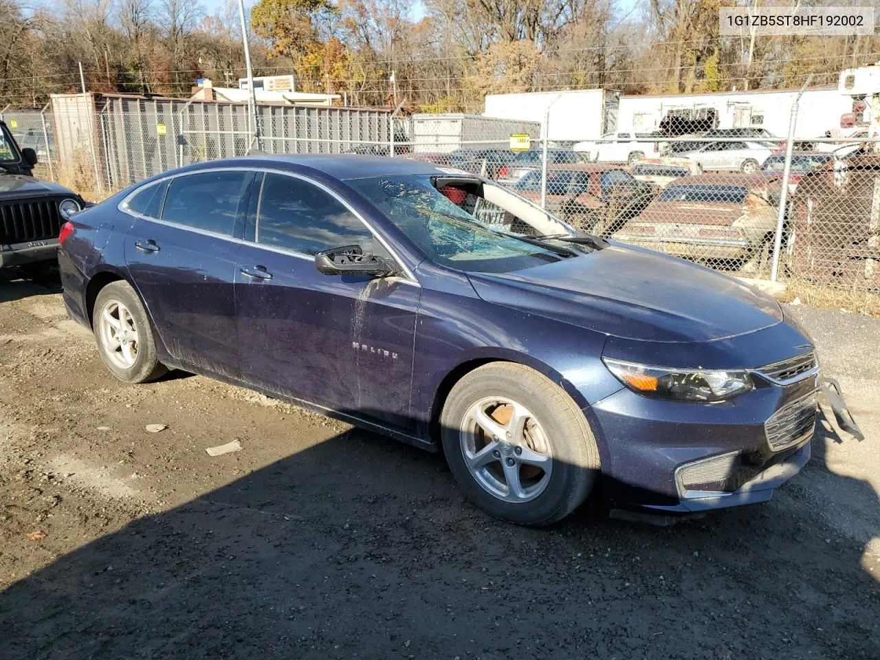 2017 Chevrolet Malibu Ls VIN: 1G1ZB5ST8HF192002 Lot: 78816704