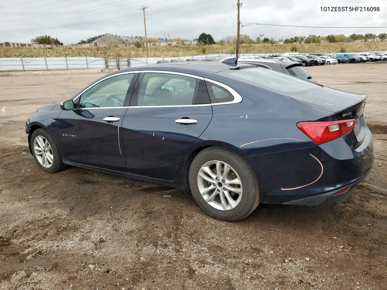 2017 Chevrolet Malibu Lt VIN: 1G1ZE5ST5HF216098 Lot: 78837014