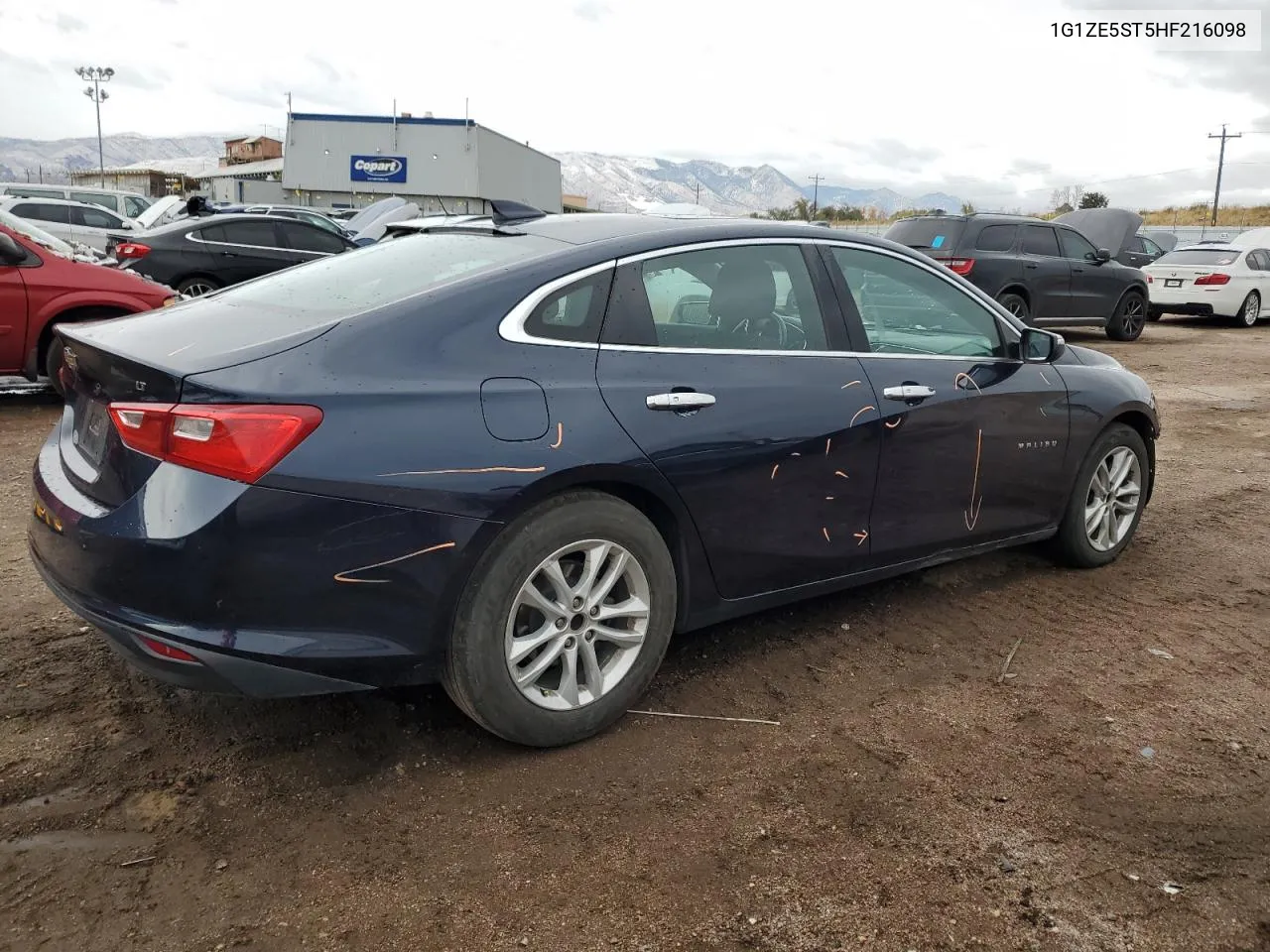 2017 Chevrolet Malibu Lt VIN: 1G1ZE5ST5HF216098 Lot: 78837014