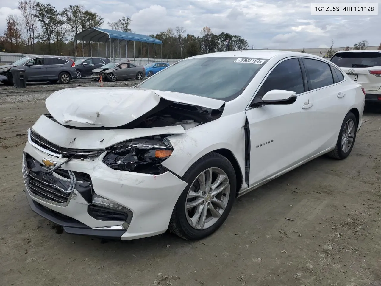 2017 Chevrolet Malibu Lt VIN: 1G1ZE5ST4HF101198 Lot: 78983784