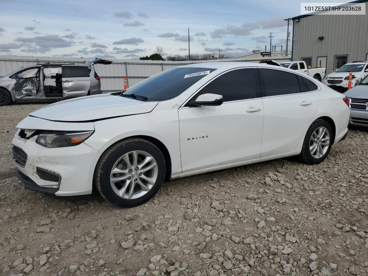 2017 Chevrolet Malibu Lt VIN: 1G1ZE5ST9HF203628 Lot: 79420074