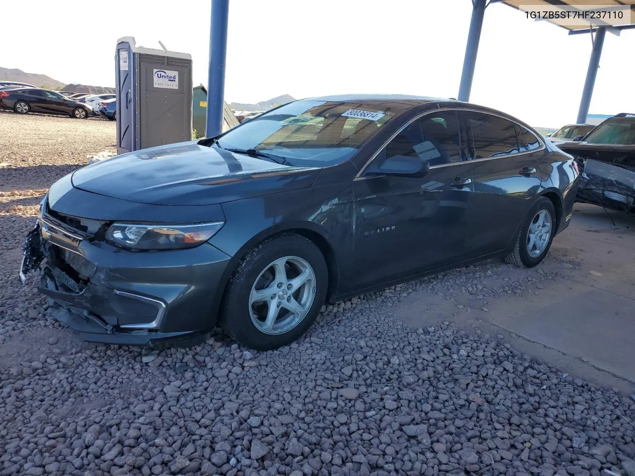 2017 Chevrolet Malibu Ls VIN: 1G1ZB5ST7HF237110 Lot: 80036814