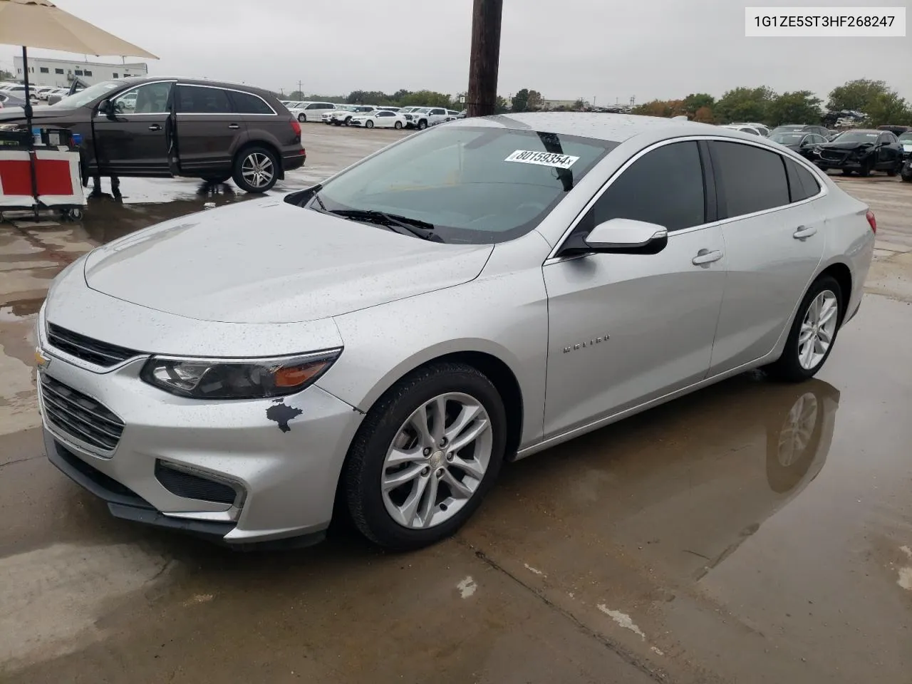 2017 Chevrolet Malibu Lt VIN: 1G1ZE5ST3HF268247 Lot: 80159354