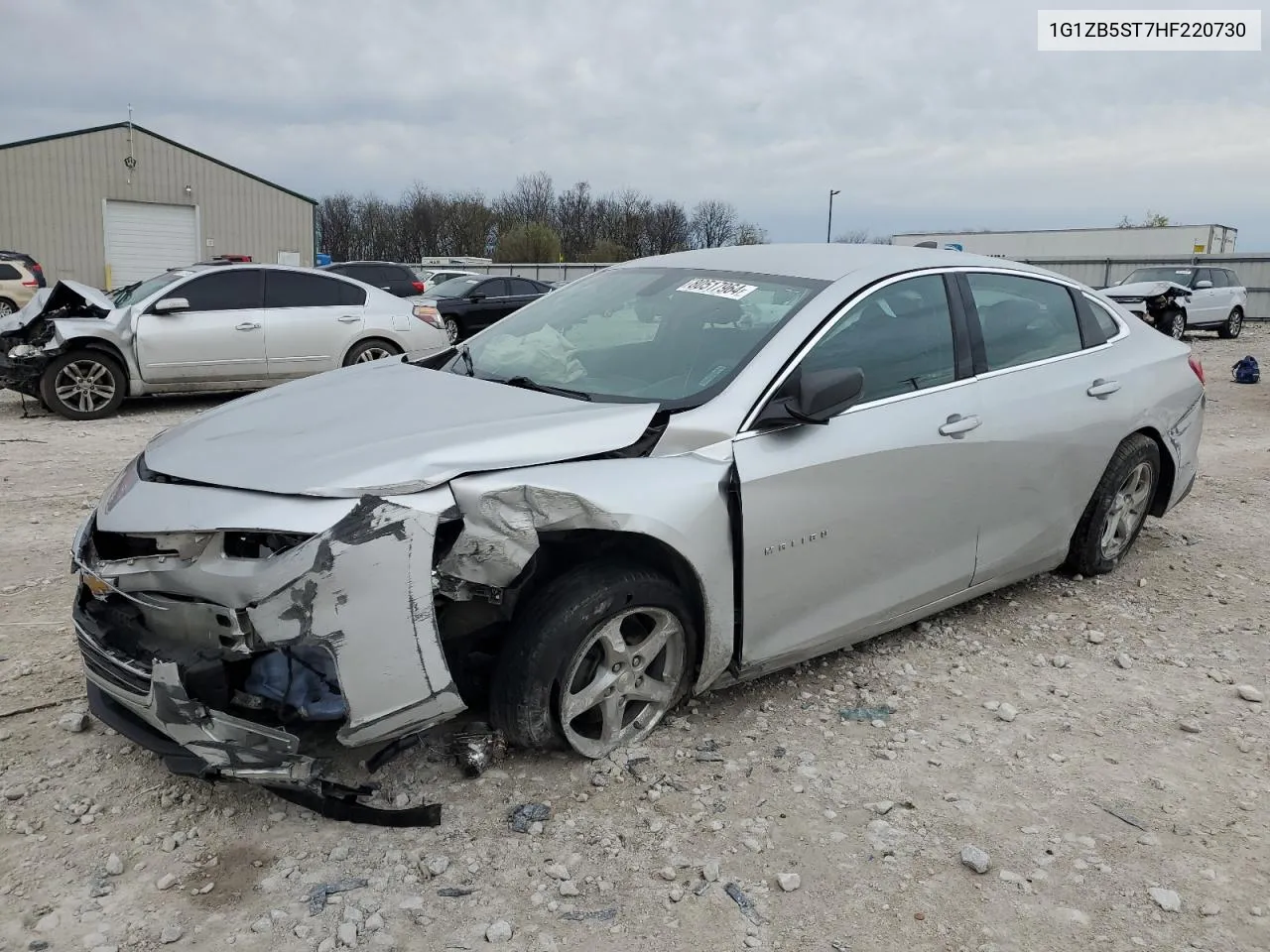 2017 Chevrolet Malibu Ls VIN: 1G1ZB5ST7HF220730 Lot: 80517964