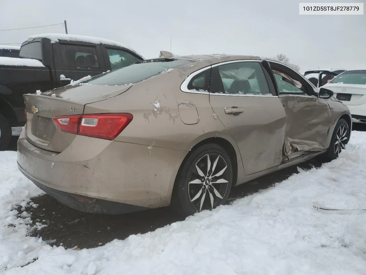 2018 Chevrolet Malibu Lt VIN: 1G1ZD5ST8JF278779 Lot: 37926274