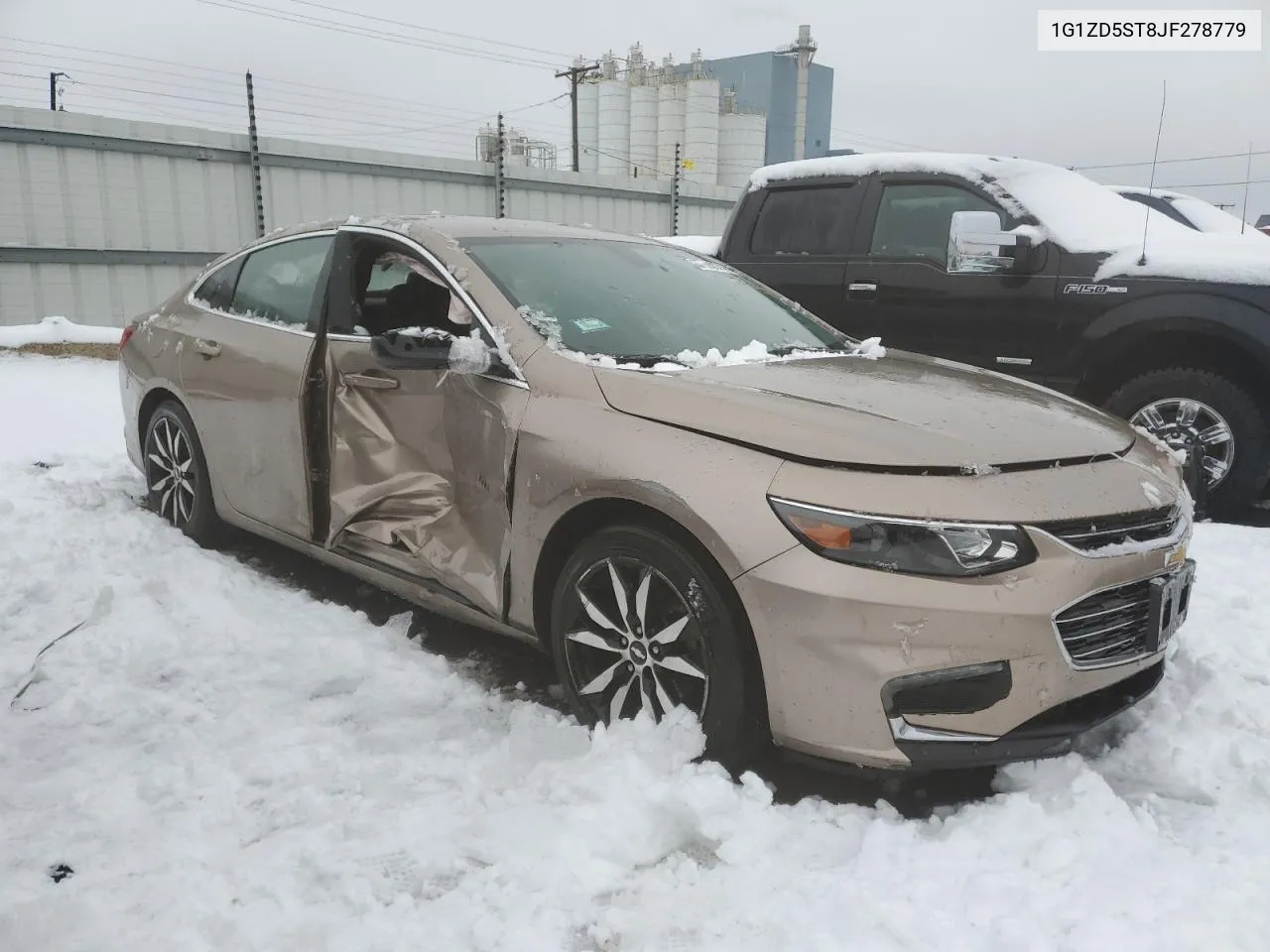 2018 Chevrolet Malibu Lt VIN: 1G1ZD5ST8JF278779 Lot: 37926274