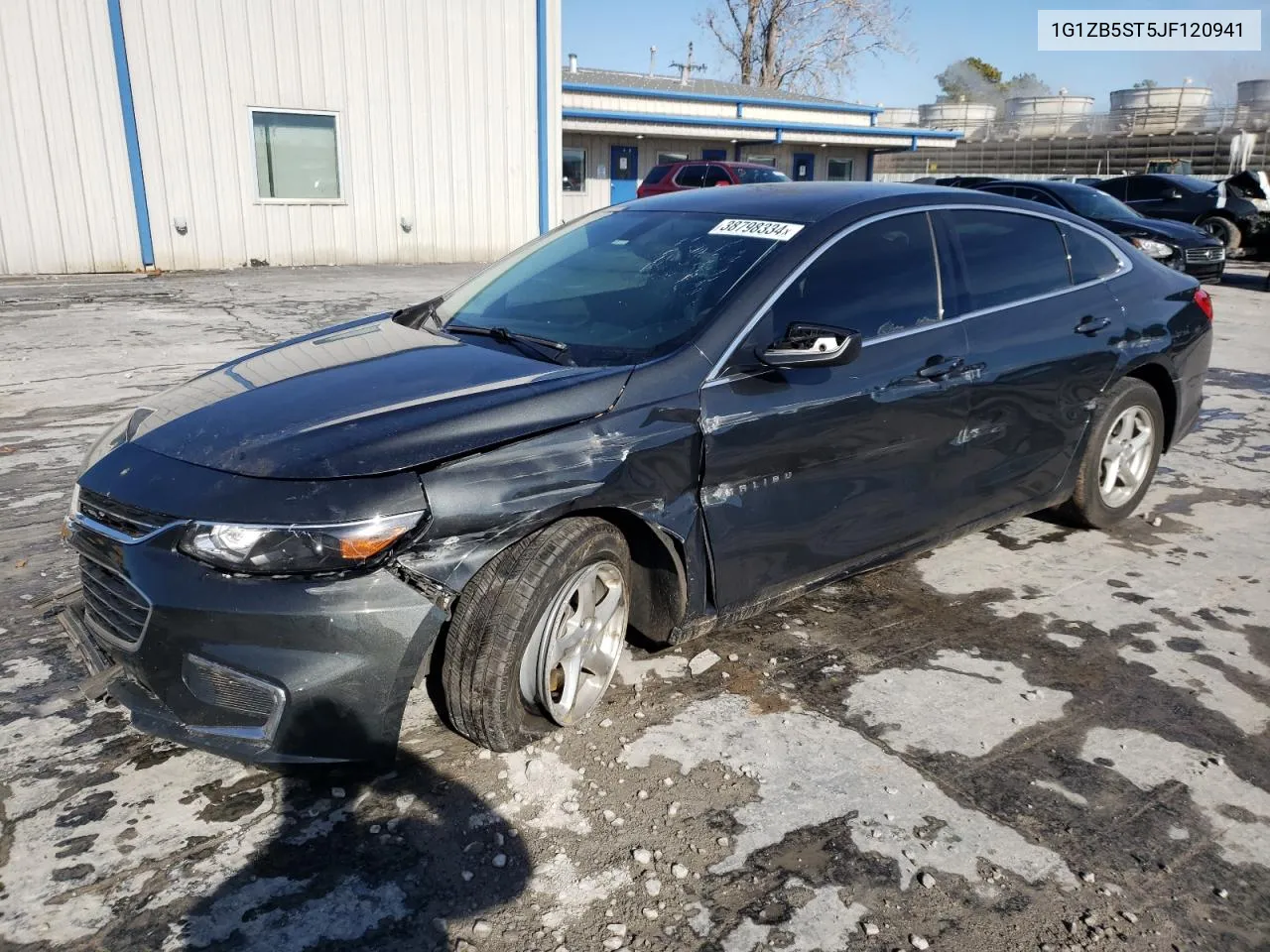 2018 Chevrolet Malibu Ls VIN: 1G1ZB5ST5JF120941 Lot: 38798334