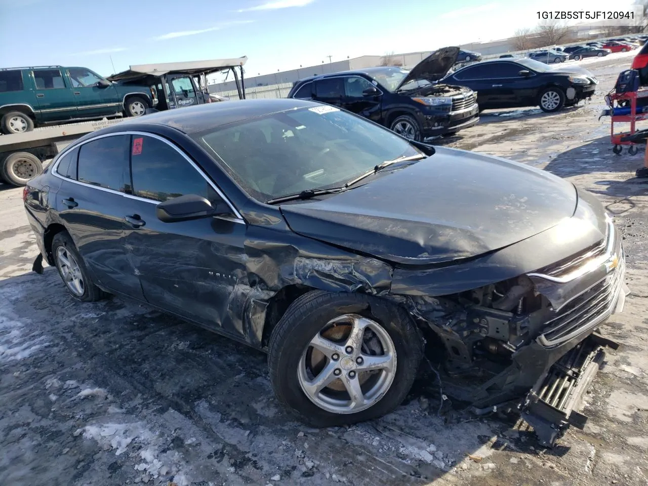 2018 Chevrolet Malibu Ls VIN: 1G1ZB5ST5JF120941 Lot: 38798334