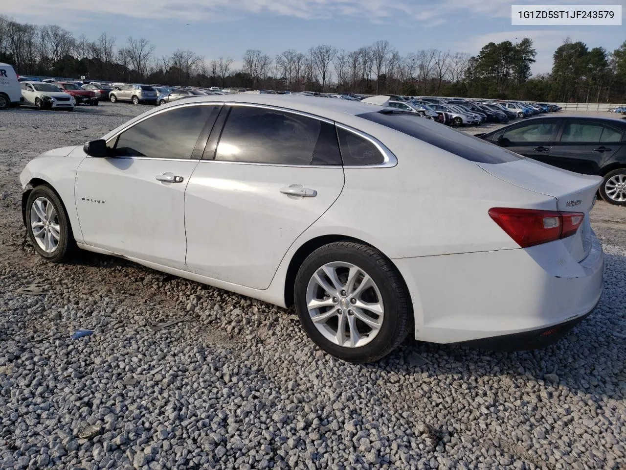 2018 Chevrolet Malibu Lt VIN: 1G1ZD5ST1JF243579 Lot: 40431853