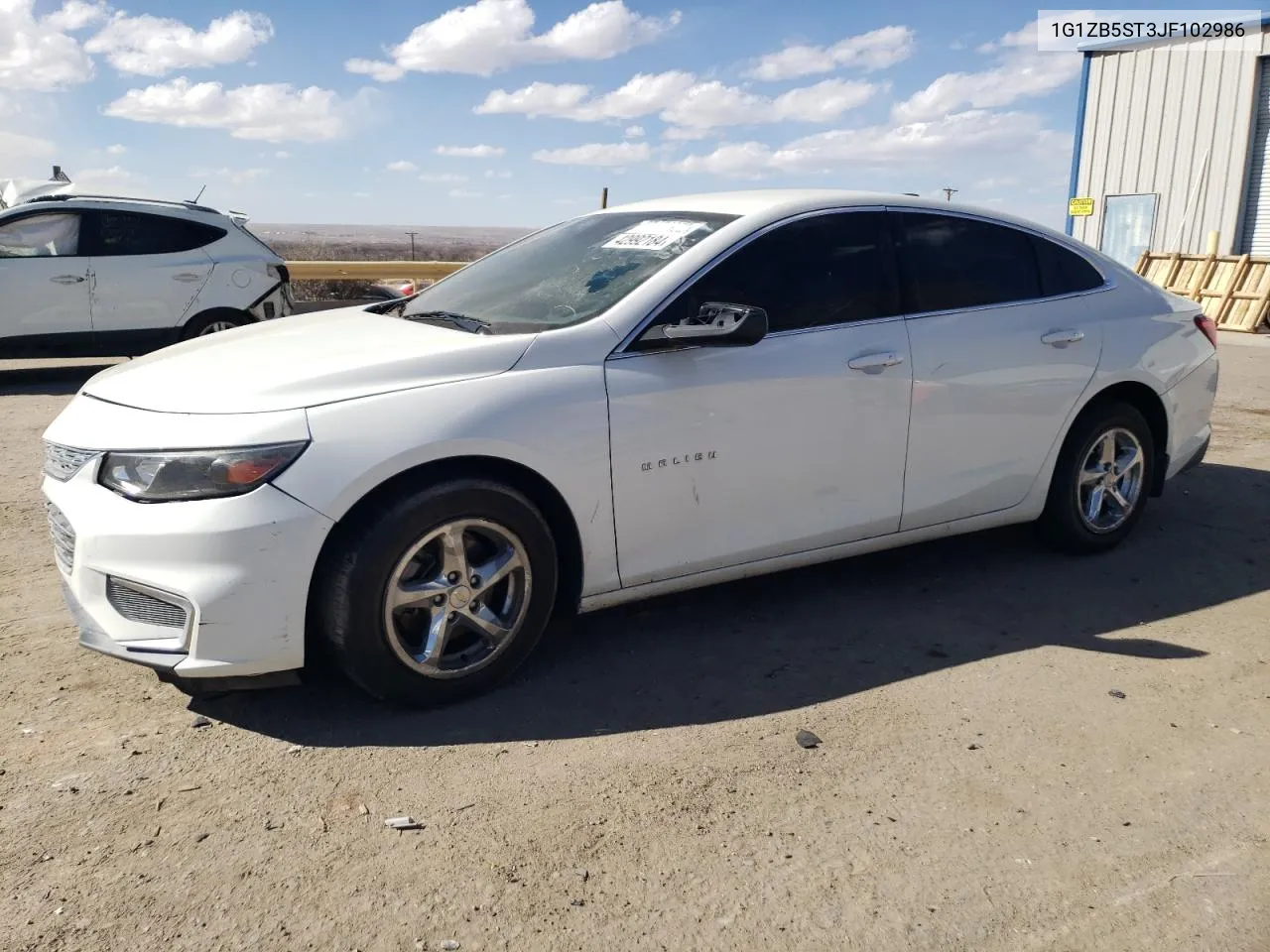 2018 Chevrolet Malibu Ls VIN: 1G1ZB5ST3JF102986 Lot: 42992184