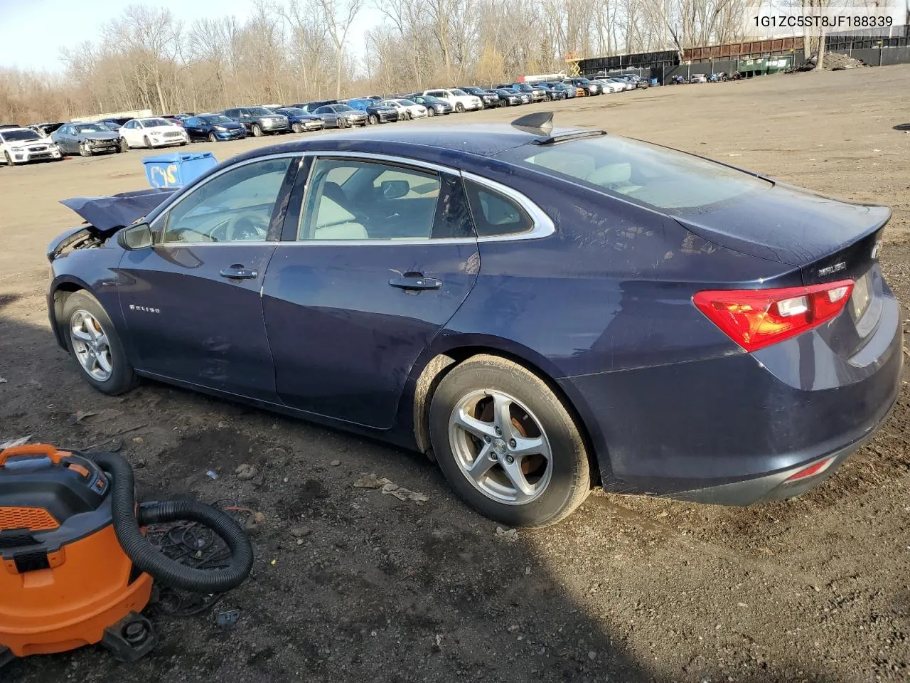 2018 Chevrolet Malibu Ls VIN: 1G1ZC5ST8JF188339 Lot: 46421734