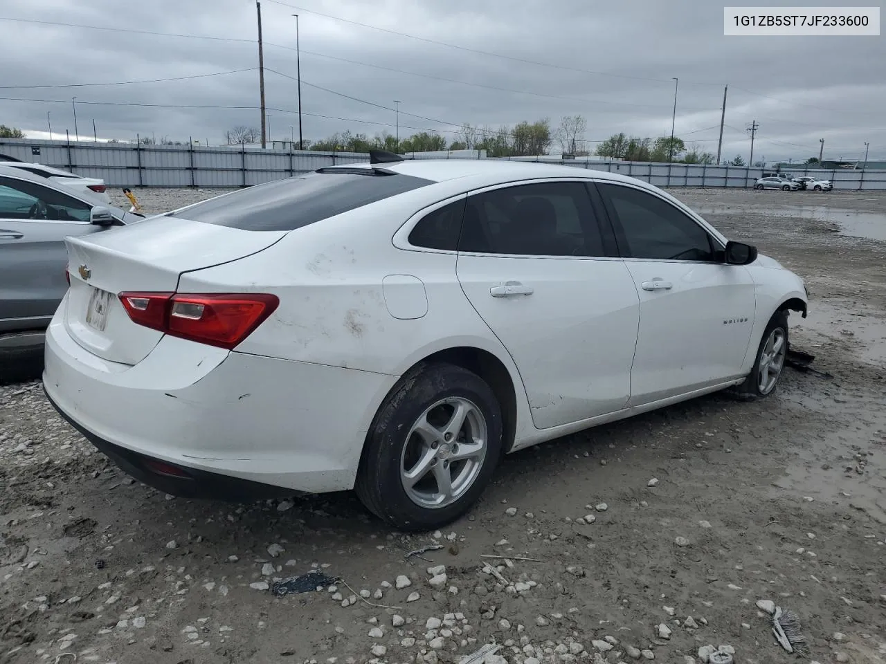 2018 Chevrolet Malibu Ls VIN: 1G1ZB5ST7JF233600 Lot: 49322404