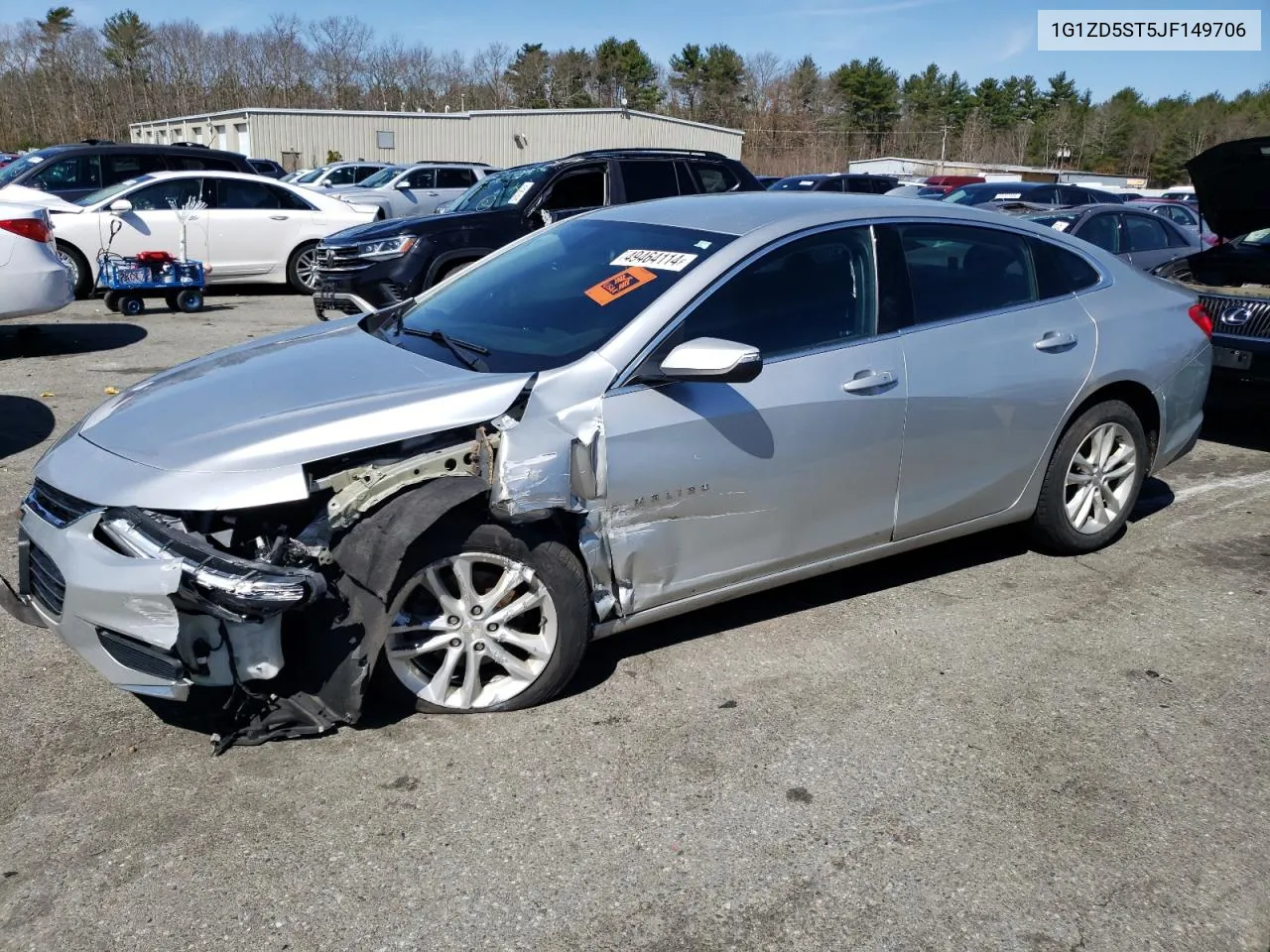 2018 Chevrolet Malibu Lt VIN: 1G1ZD5ST5JF149706 Lot: 49464114