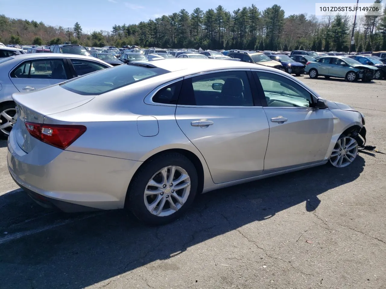 2018 Chevrolet Malibu Lt VIN: 1G1ZD5ST5JF149706 Lot: 49464114