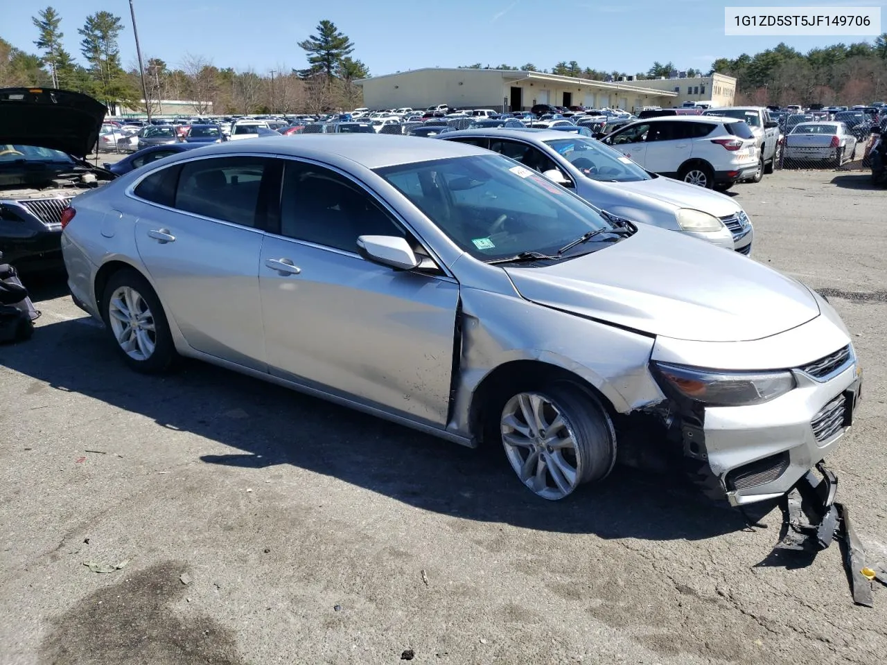 2018 Chevrolet Malibu Lt VIN: 1G1ZD5ST5JF149706 Lot: 49464114