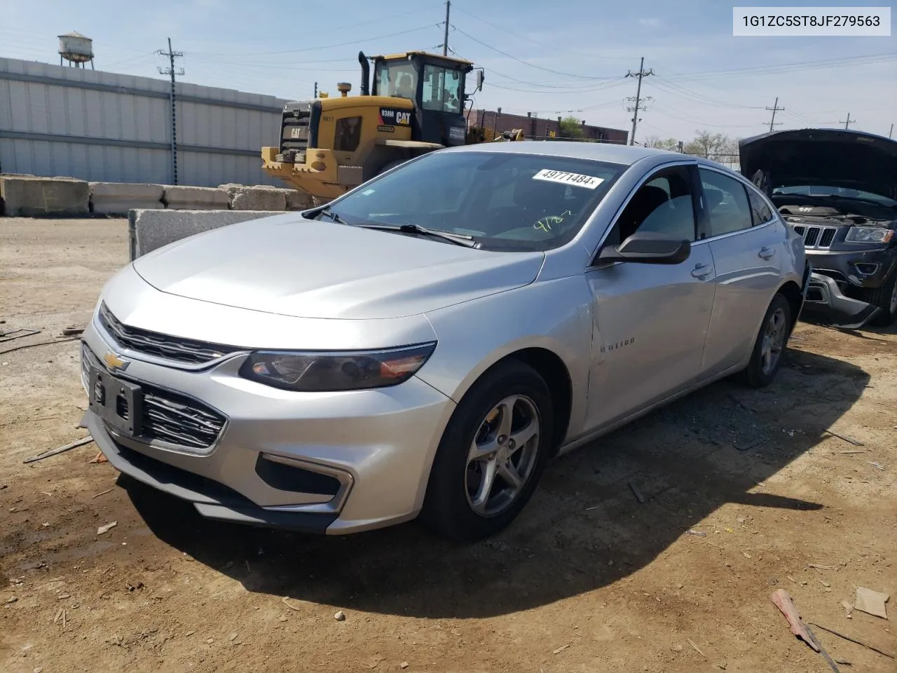 1G1ZC5ST8JF279563 2018 Chevrolet Malibu Ls