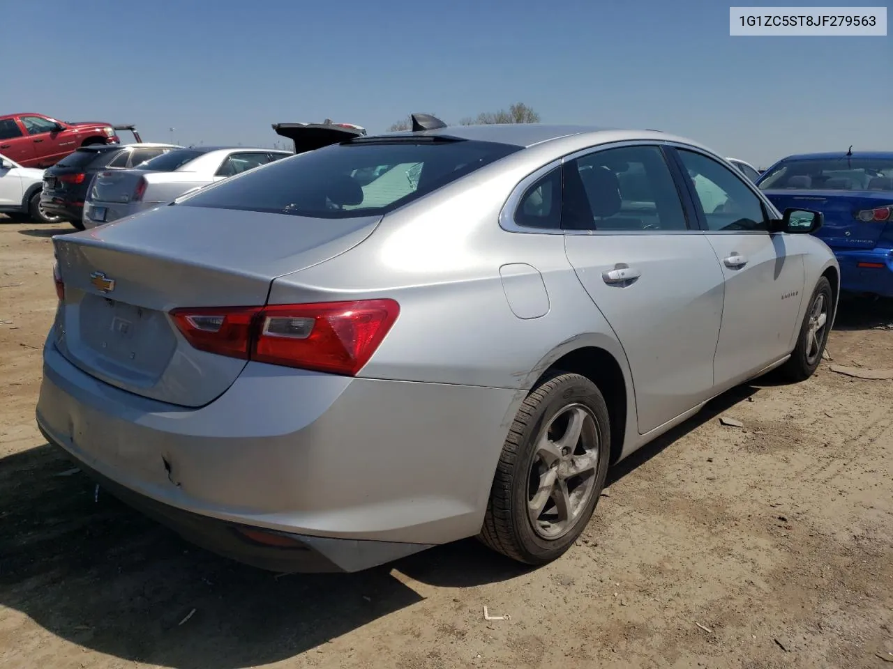 1G1ZC5ST8JF279563 2018 Chevrolet Malibu Ls